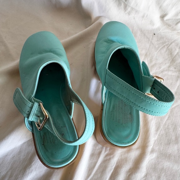 CHARLOTTE STONE
Bonnie Leather Slingback Strap Platform Clog size 10 - Picture 14 of 15